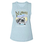 DEF LEPPARD - PASTEL NIGHT LADIES SHIRT