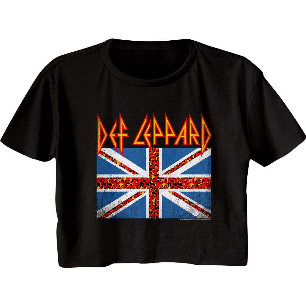 DEF LEPPARD - LEOPARD FLAG LADIES SHIRT