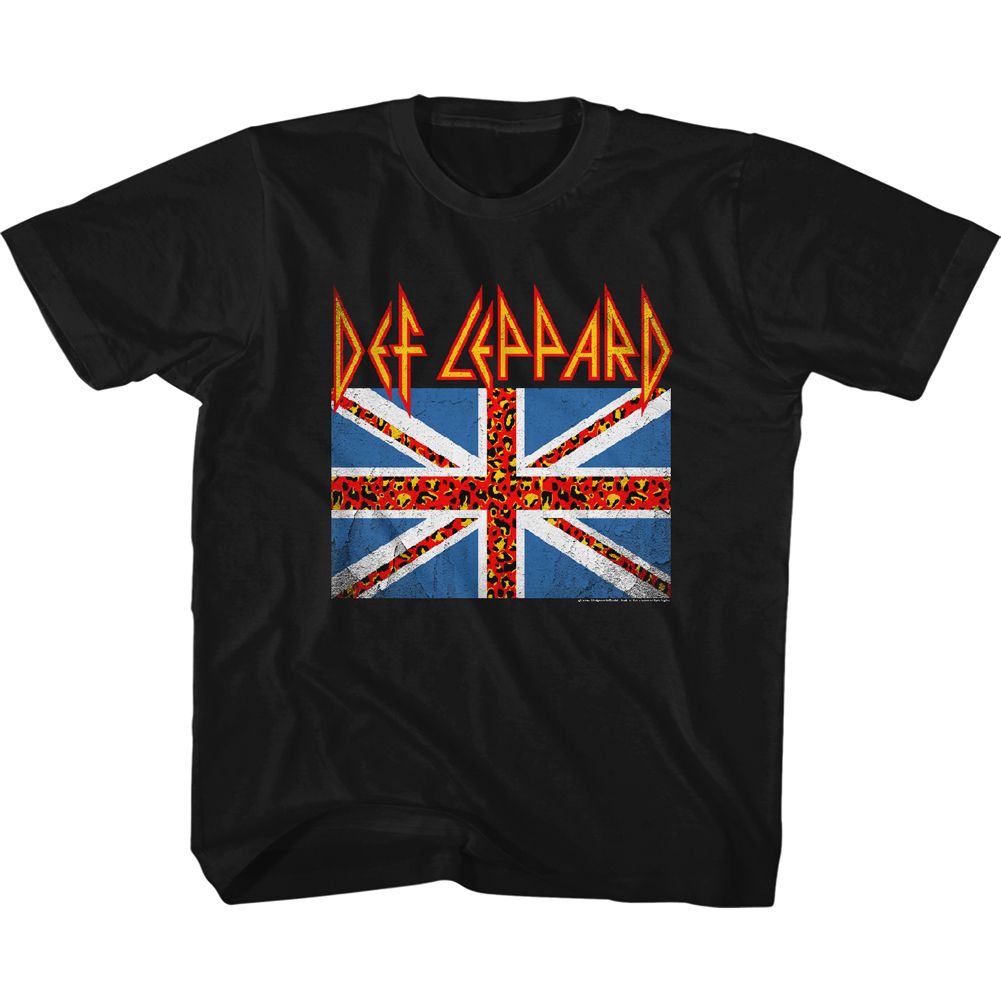 DEF LEPPARD - LEOPARD FLAG TODDLER SHIRT