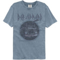 DEF LEPPARD - PINK TRUCK BLUE SHIRT