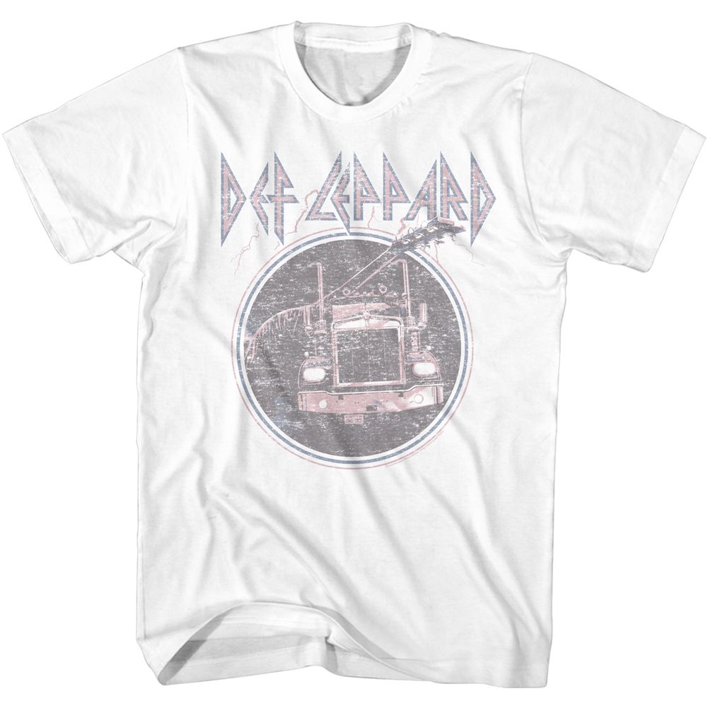 DEF LEPPARD - PINKTRUCKBLUE SHIRT