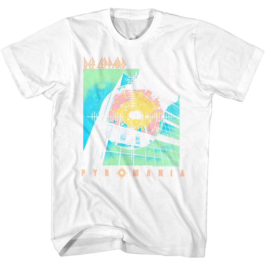 DEF LEPPARD - BRIGHT COLOR PYRO SHIRT