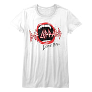 DEF LEPPARD - MOUTH LADIES SHIRT