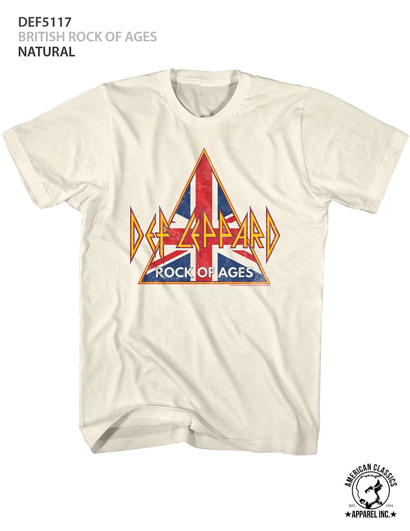 DEF LEPPARD - BRITISH ROCK OF AGES SHIRT