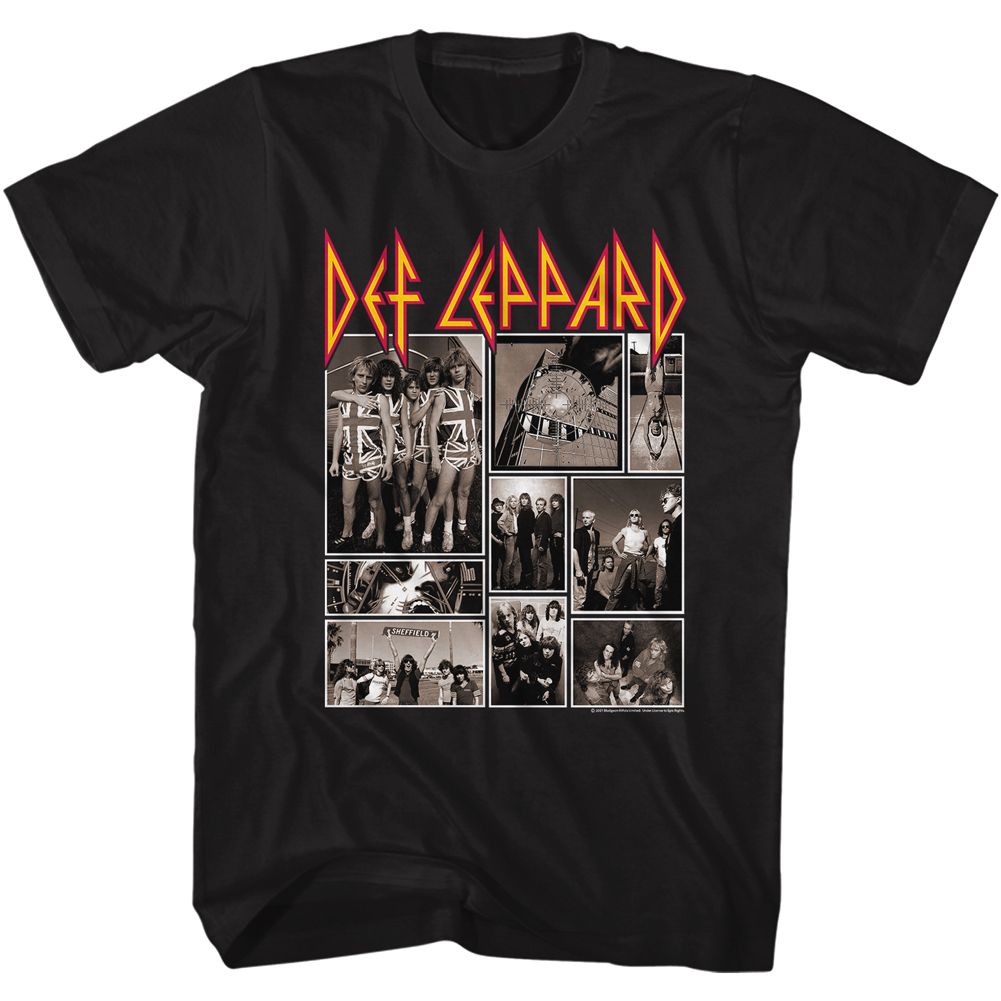 DEF LEPPARD - DEF COLLAGE SHIRT