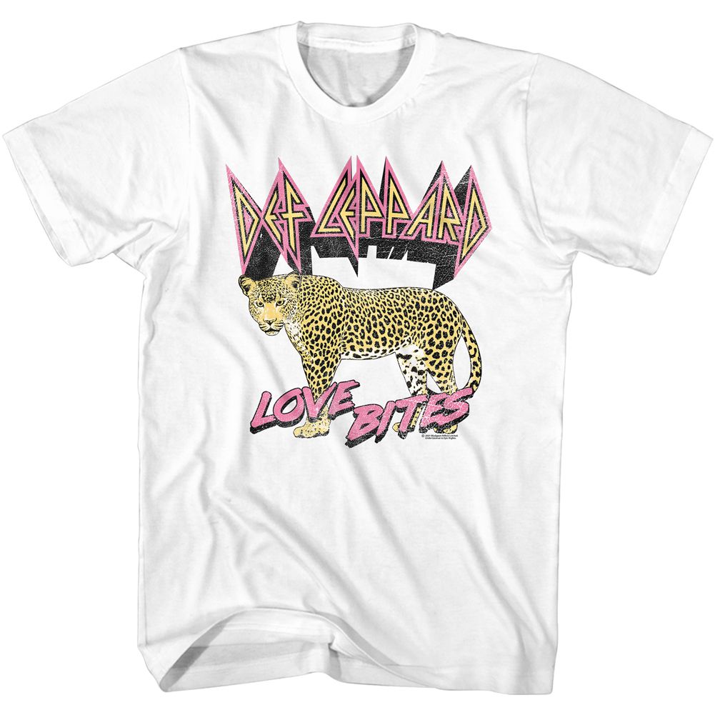 DEF LEPPARD - LOVE BITES LEOPARD SHIRT