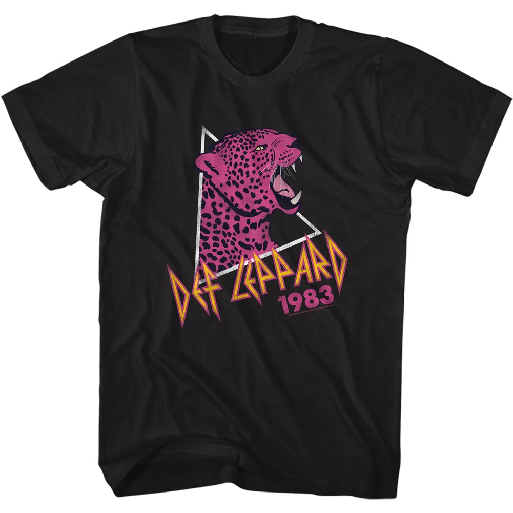 DEF LEPPARD - PINK LEOPARD SHIRT