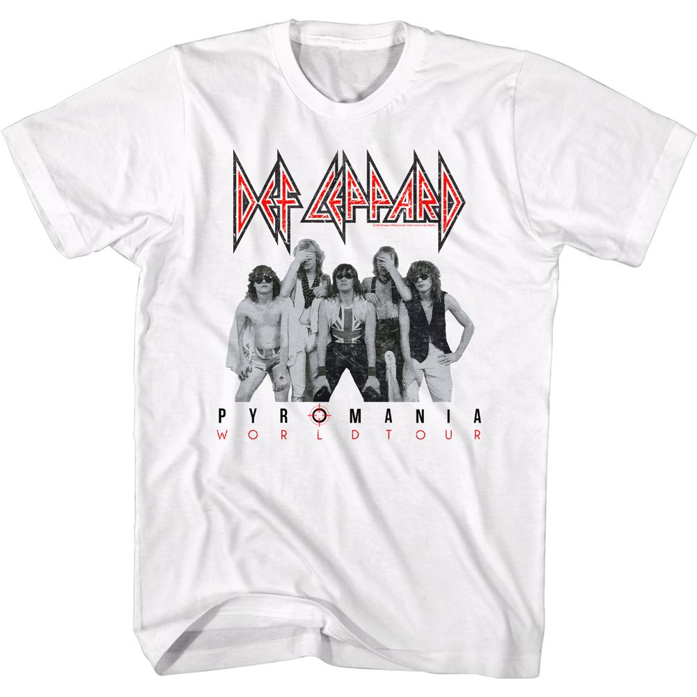 DEF LEPPARD - PYROMANIA WT SHIRT