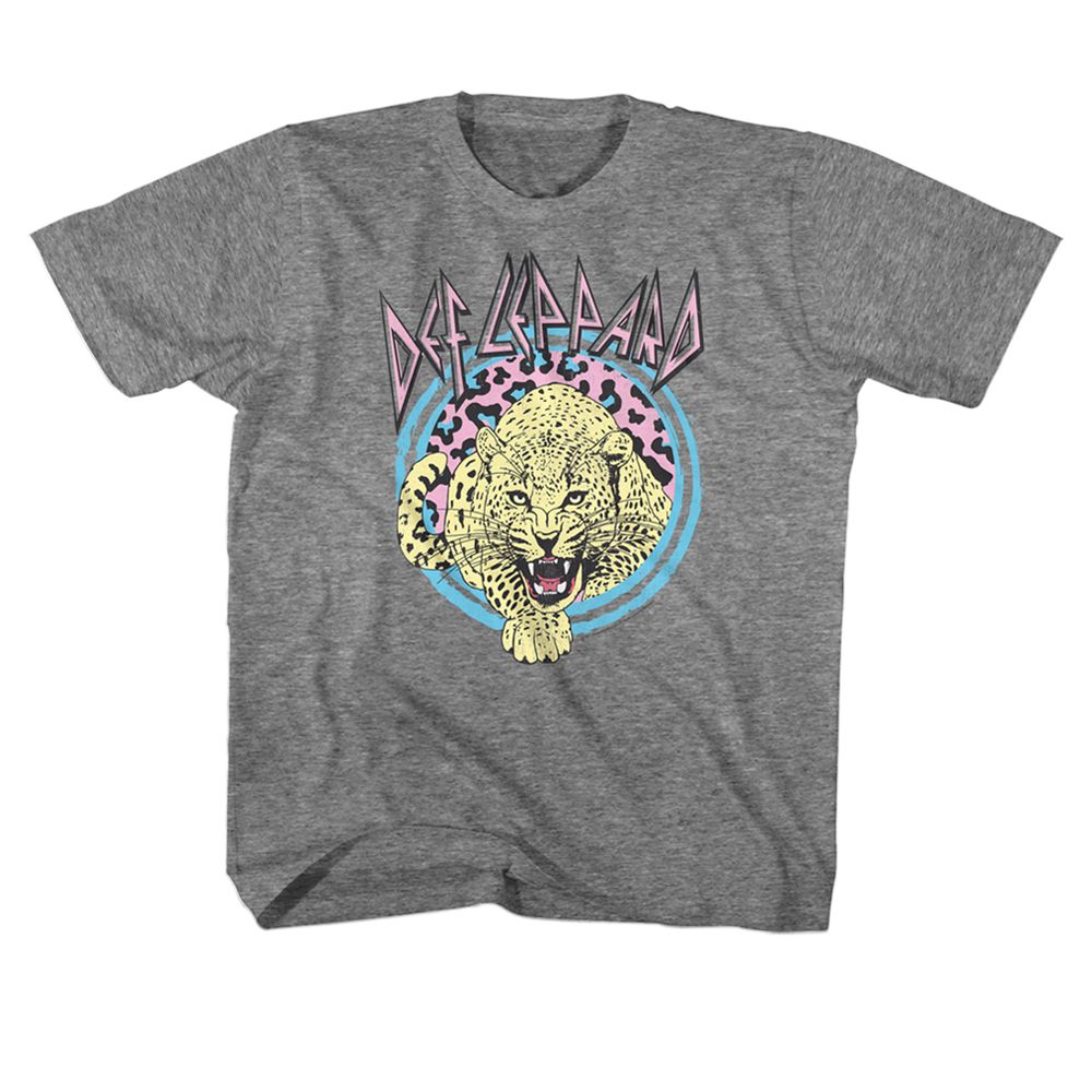 DEF LEPPARD - PASTEL LEPPARD 2 YOUTH SHIRT