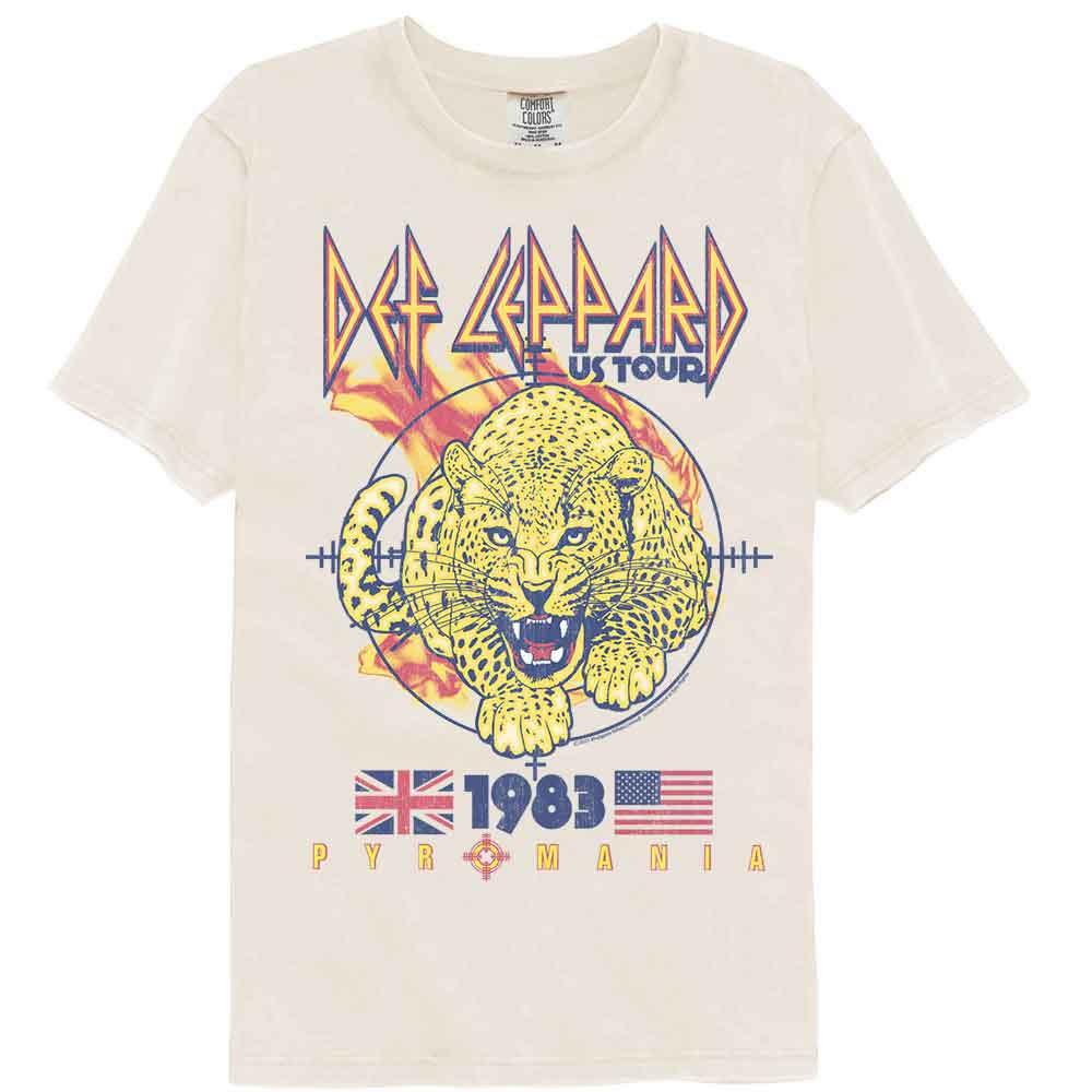 DEF LEPPARD - PYROMANIA LEOPARD SHIRT