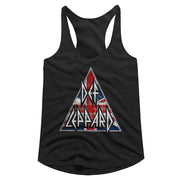 DEF LEPPARD - BRITLOGO LADIES SHIRT
