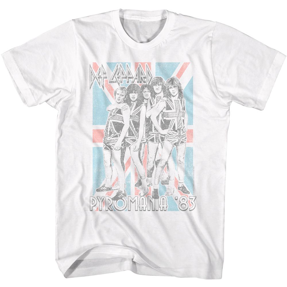 DEF LEPPARD - PYROMANIA FLAG SHIRT