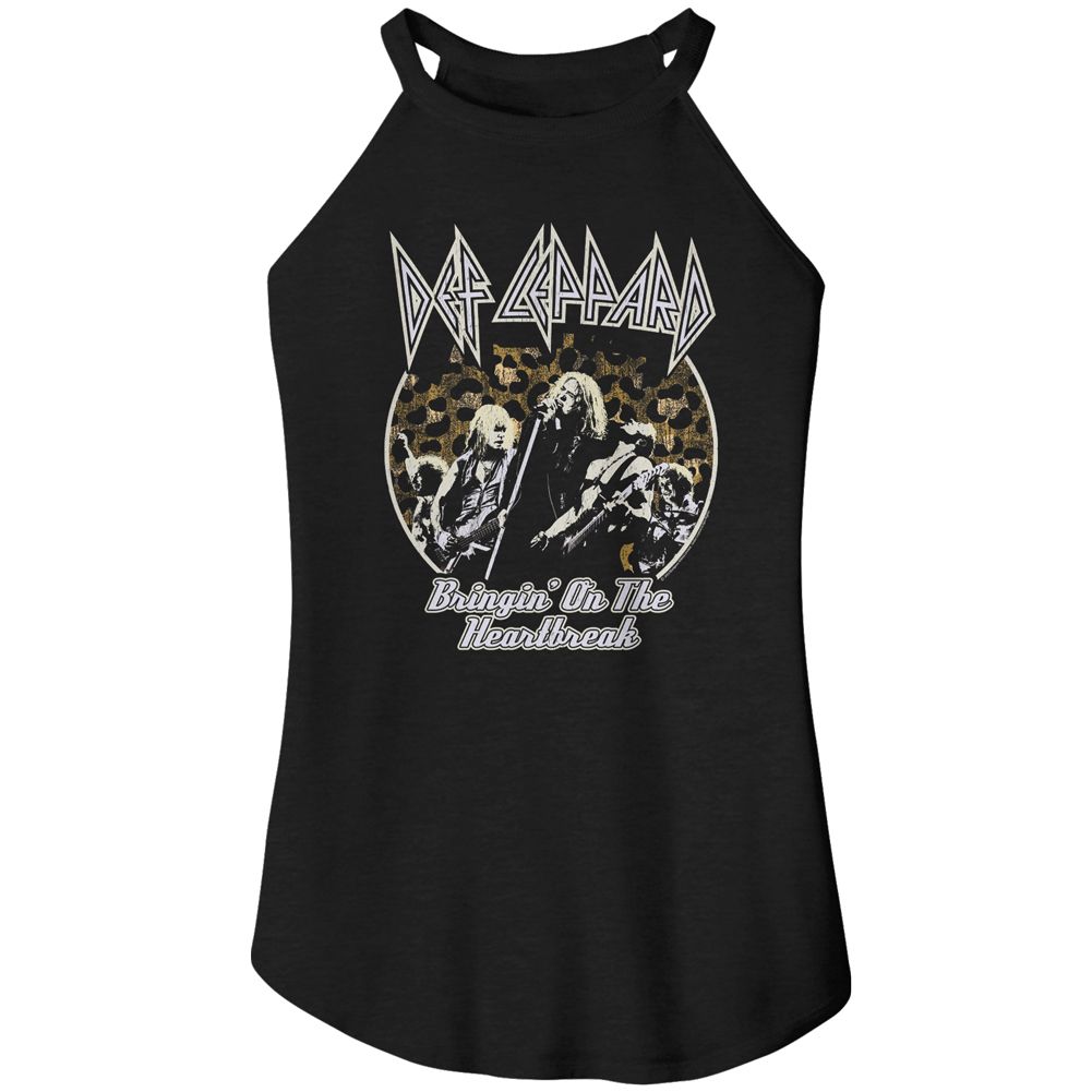 DEF LEPPARD - BRINGING THE HEARTBREAK CIRCLE LADIES SHIRT