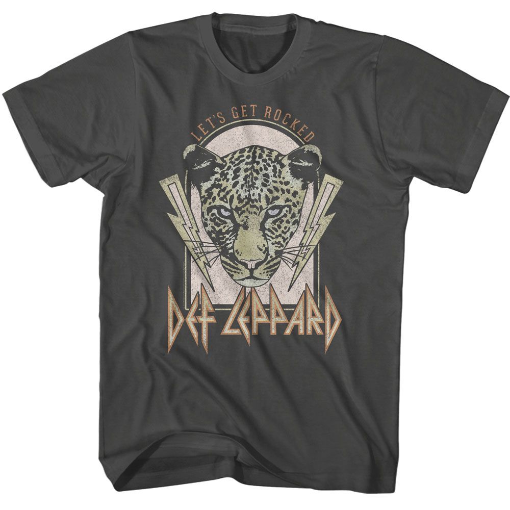 DEF LEPPARD - LIGHTNING BOLTS LETS GET ROCKED SHIRT