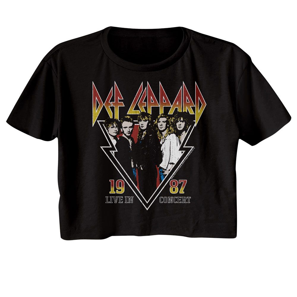 DEF LEPPARD - 1987 LIVE IN CONCERT LADIES SHIRT