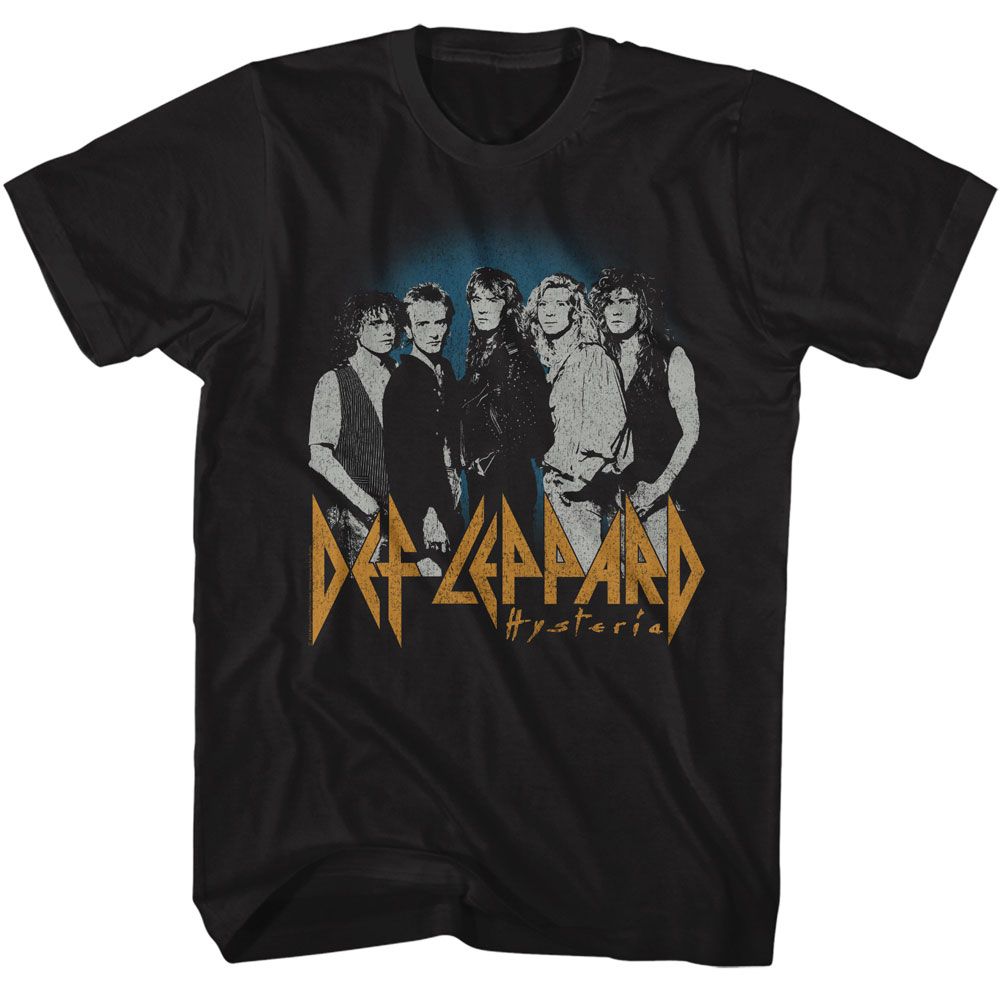 DEF LEPPARD - BLUE FADE BACKGROUND SHIRT