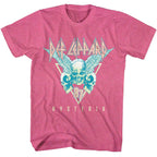 DEF LEPPARD - SKULLS 3 TONE SHIRT