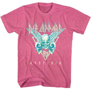 DEF LEPPARD - SKULLS 3 TONE SHIRT
