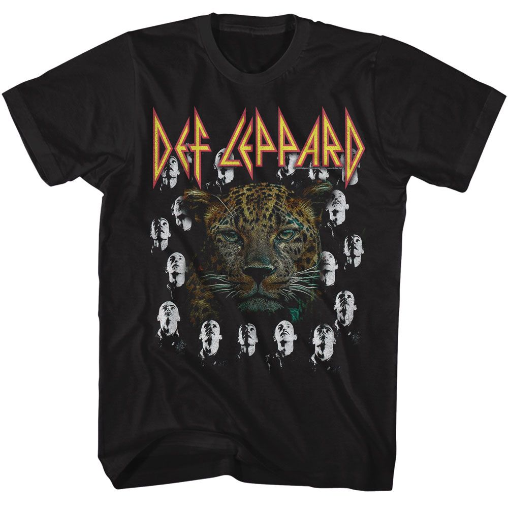 DEF LEPPARD - LEOPARD W HIGH N DRY HEADS SHIRT