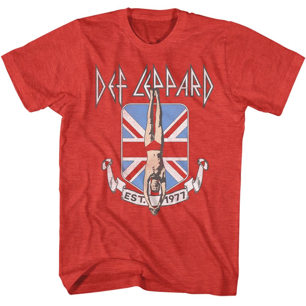 DEF LEPPARD - DIVER UNION JACK SHIRT