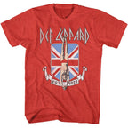 DEF LEPPARD - DIVER UNION JACK SHIRT