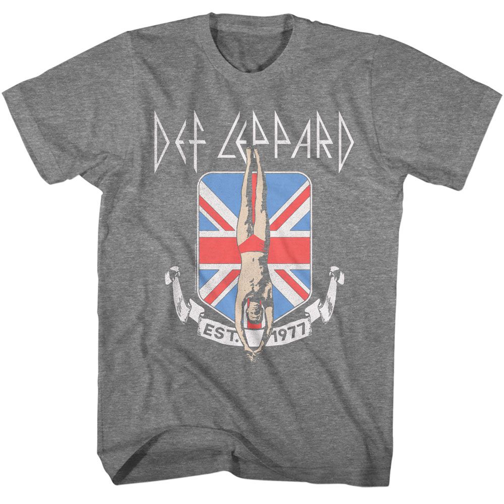 DEF LEPPARD - DIVER UNION JACK SHIRT