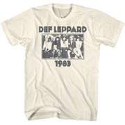 DEF LEPPARD - MONOCHROME 1983 SHIRT