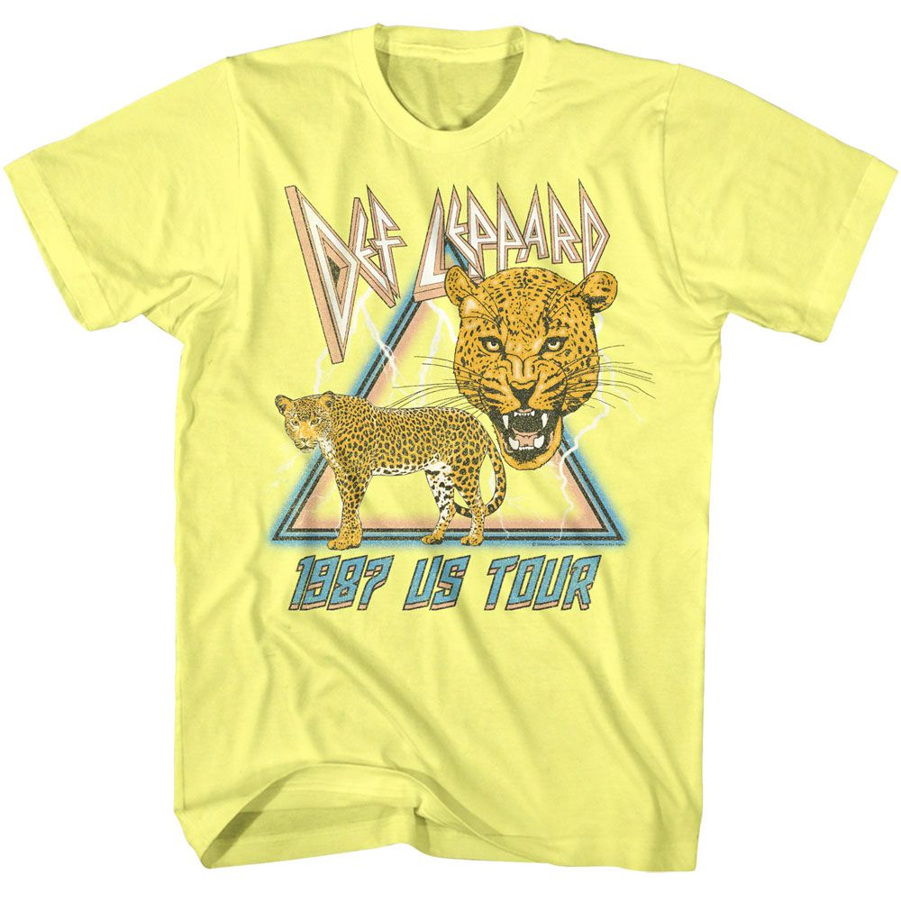 DEF LEPPARD - 1987 LIGHTNING AND LEOPARDS SHIRT