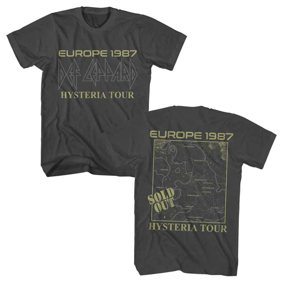 DEF LEPPARD - EUROPE 1987 SHIRT