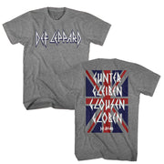 DEF LEPPARD - GUNTER GLEIBEN FRONT AND BACK SHIRT