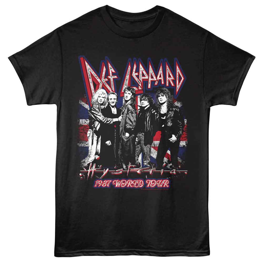 DEF LEPPARD - HYSTERIA FLAG SHIRT