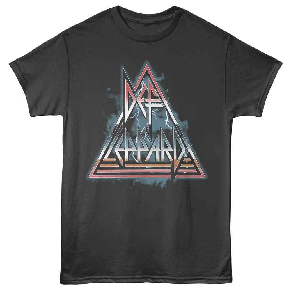 DEF LEPPARD - CLOUDS LIGHTNING TRIANGLE SHIRT