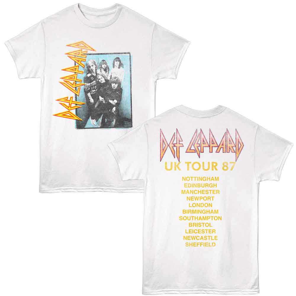 DEF LEPPARD - UK TOUR 87 SHIRT