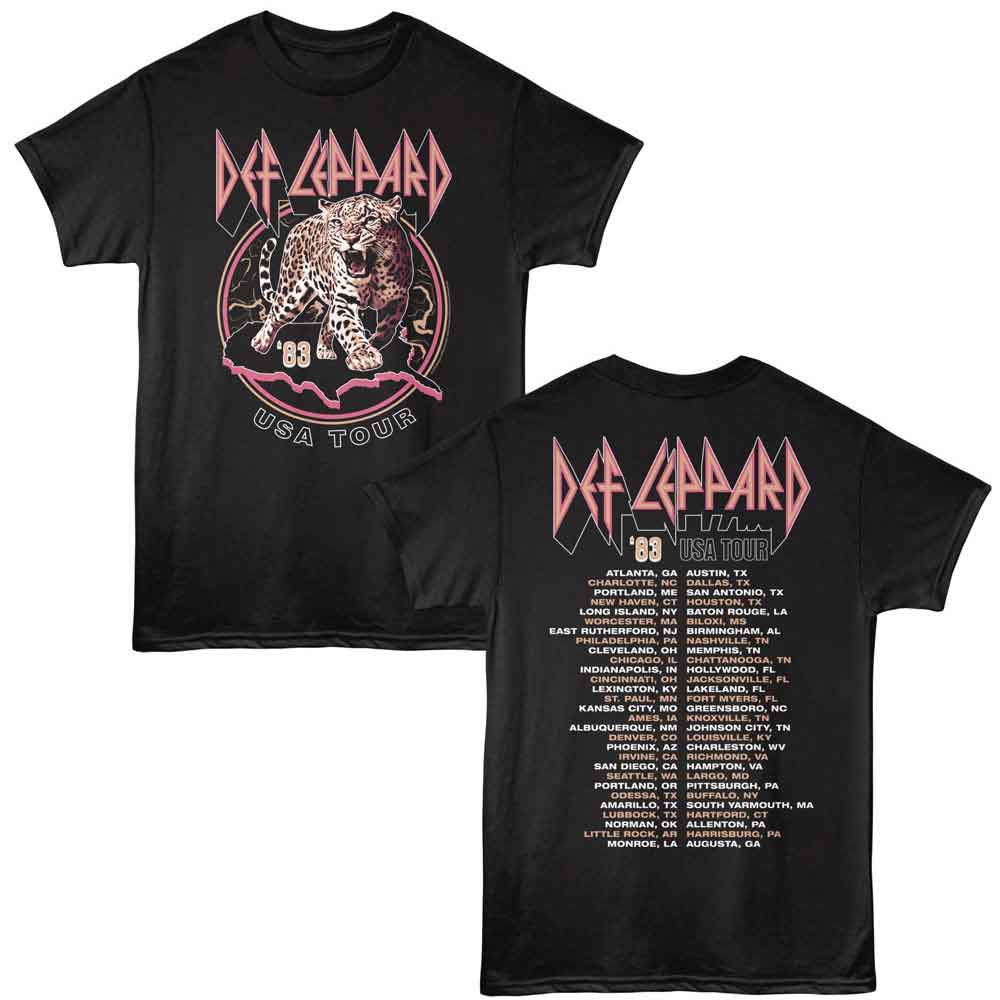 DEF LEPPARD - 83 USA TOUR SHIRT