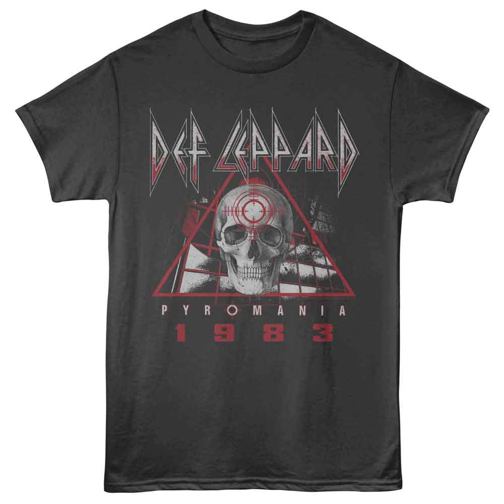 DEF LEPPARD - PYRO SKULL SHIRT