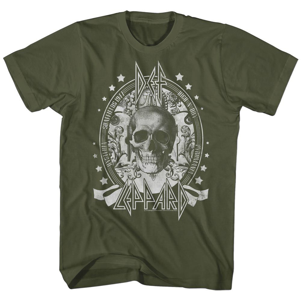 DEF LEPPARD - SKULL SHIRT
