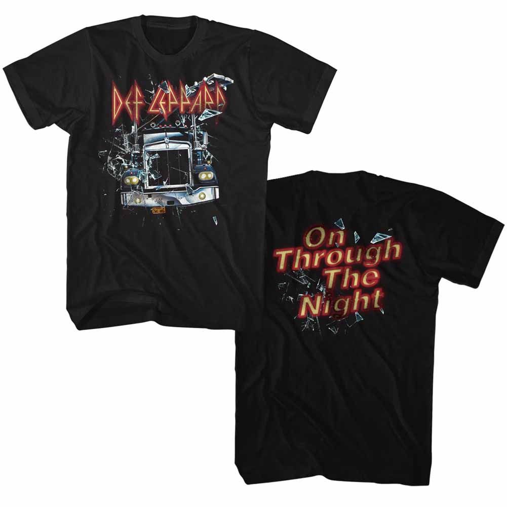 DEF LEPPARD - THROUGH NIGHT 2SIDE SHIRT
