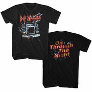 DEF LEPPARD - THROUGH NIGHT 2SIDE SHIRT