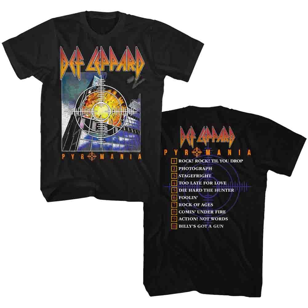 DEF LEPPARD - PYRO ALBUM SHIRT