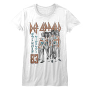 DEF LEPPARD - DEFLEP83 LADIES SHIRT