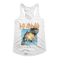 DEF LEPPARD - FADED PYROMANIA LADIES SHIRT