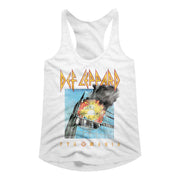 DEF LEPPARD - FADED PYROMANIA LADIES SHIRT