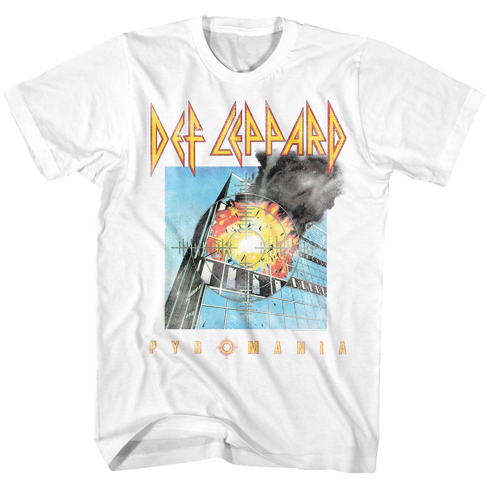 DEF LEPPARD - FADED PYROMANIA SHIRT