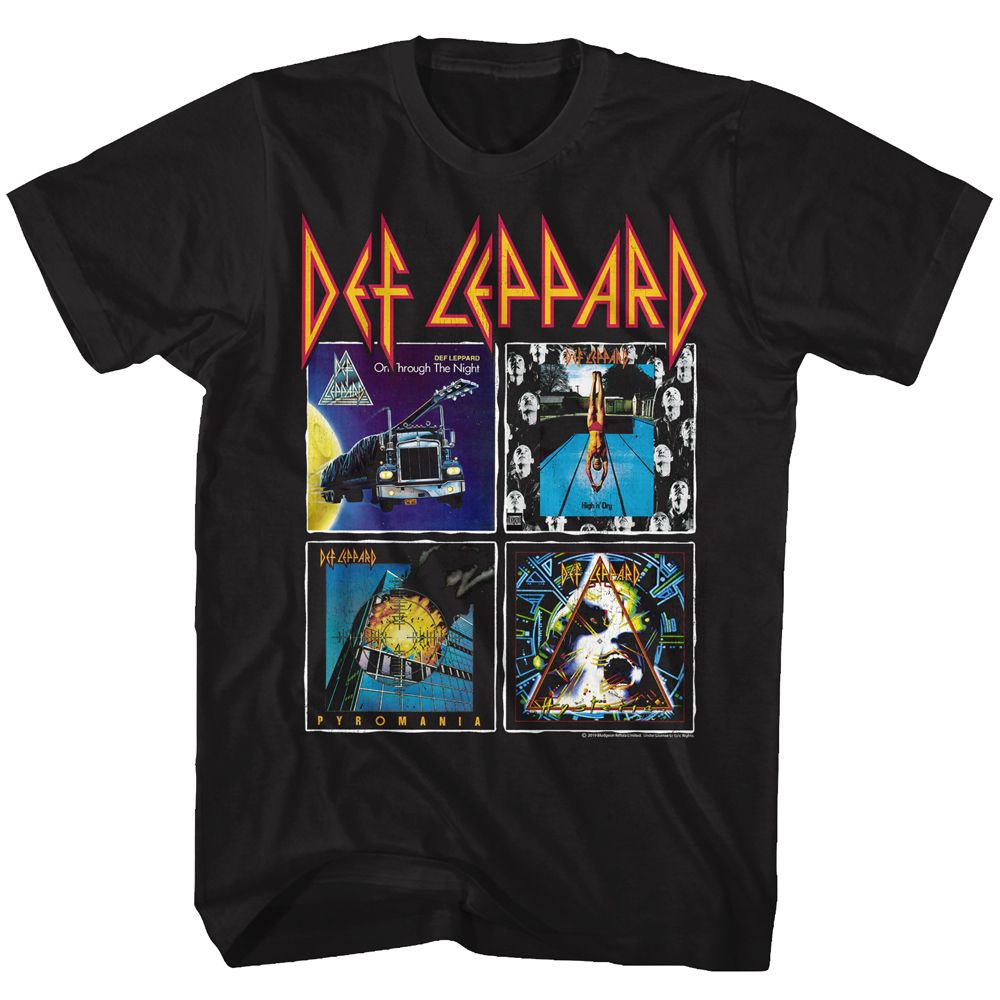 DEF LEPPARD - 80SALBUMS SHIRT