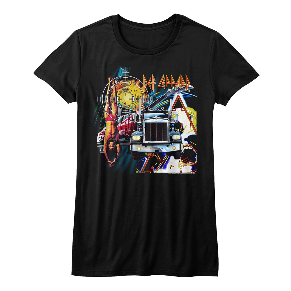DEF LEPPARD - JUMBLE LADIES SHIRT