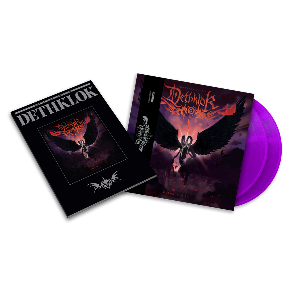 DETHKLOK 'DETHALBUM III' CLEAR PURPLE LP + DETHKLOK x REVOLVER SPECIAL COLLECTOR'S EDITION