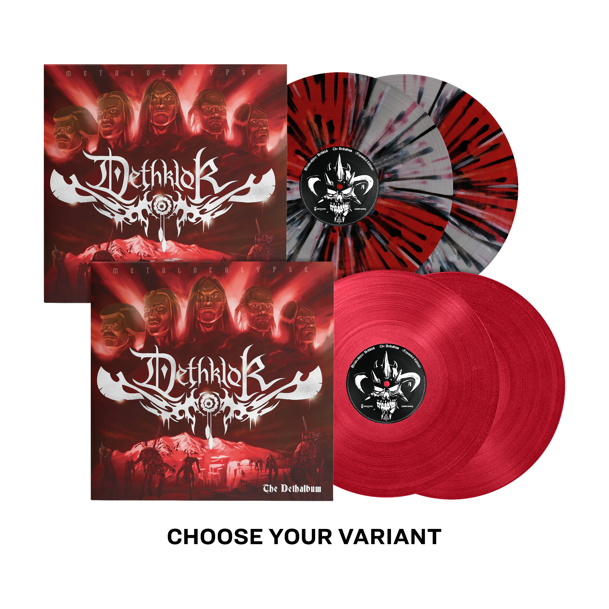 DETHKLOK ‘THE DETHALBUM’ 2LP - EXCLUSIVE - LTD. - VARIOUS COLOR