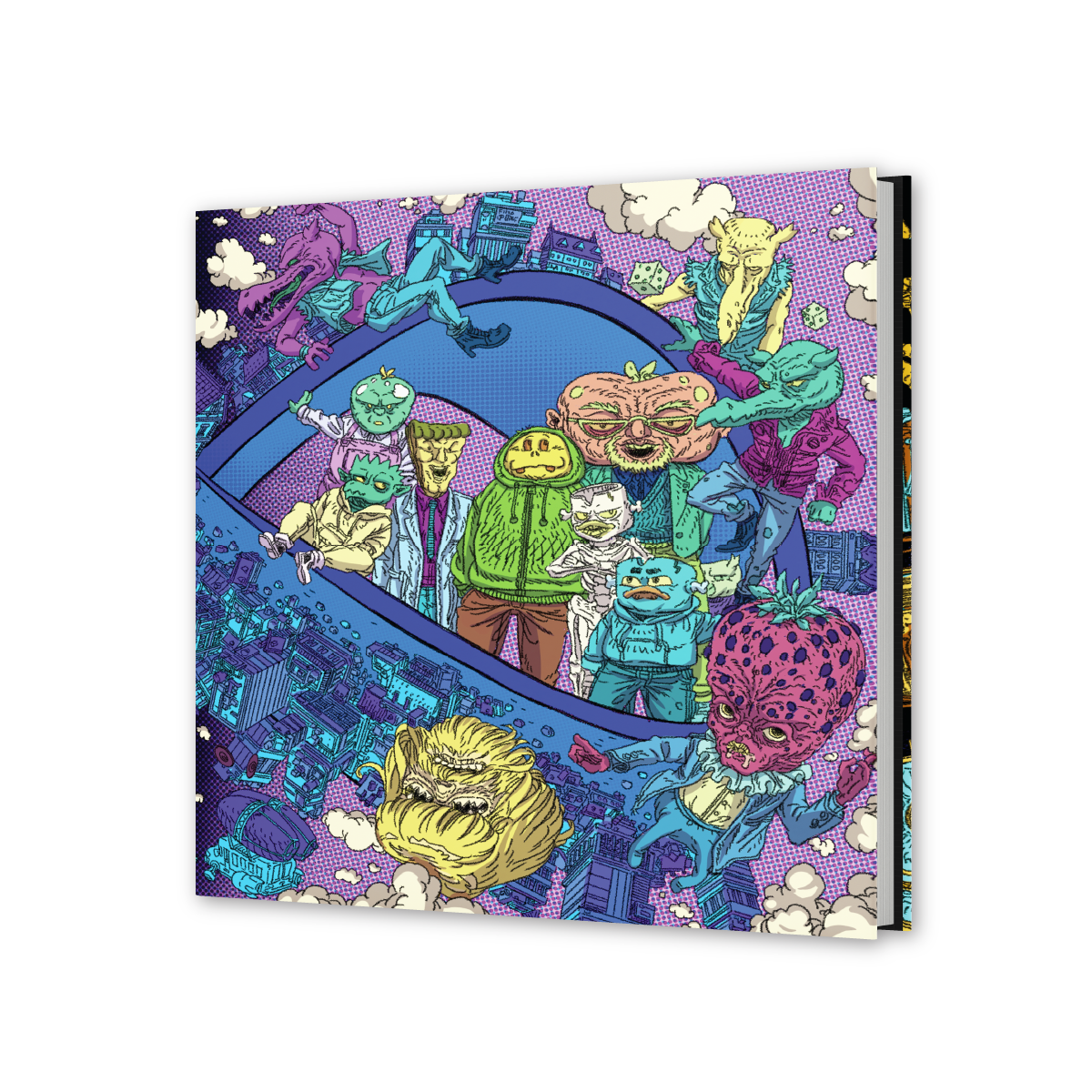 DANCE GAVIN DANCE: NIGHT OF THE FRUIT MAFIA//DANCE OF THE ROBOT GRAPHIC NOVEL - SIGNED PLATINUM EDITION