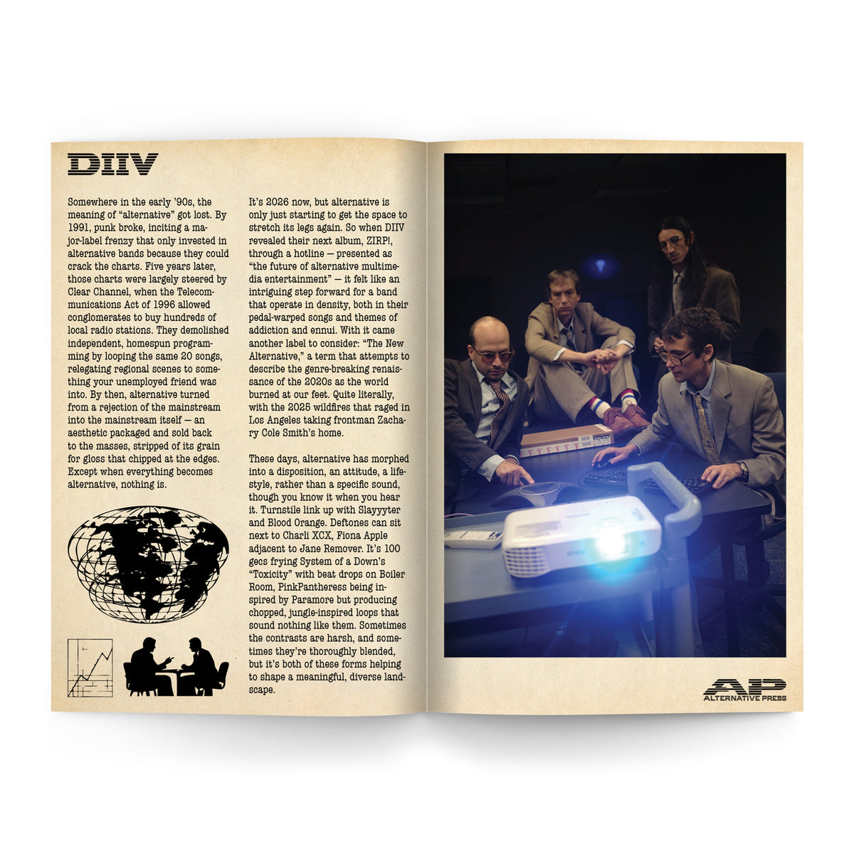 DIIV ‘ZIRP!’ LP (Exclusive – Limited to 500, Neon Coral Vinyl) + ZINE
