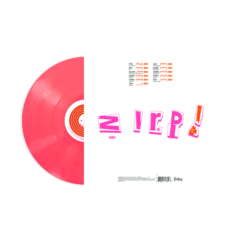 DIIV 'ZIRP!' LP (Exclusive – Limited to 500, Neon Coral Vinyl